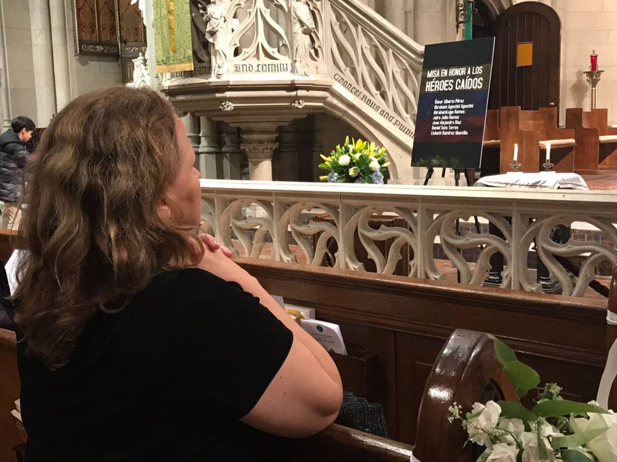 Celebran en Nueva York misa en honor a los héroes caídos del Junquito