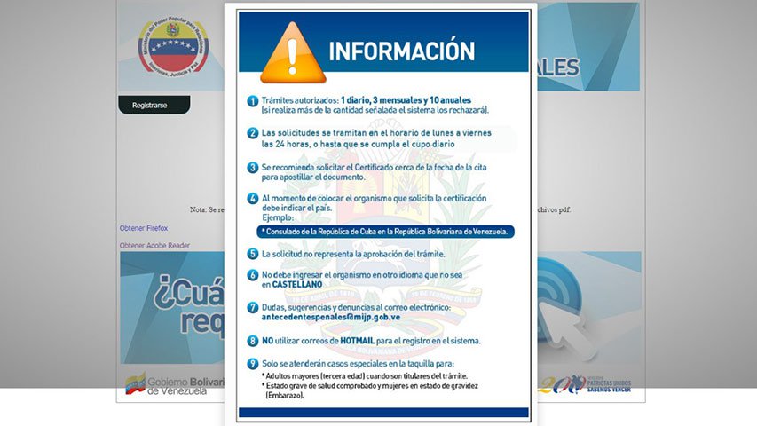 Conoce el nuevo horario para trámite de Antecedentes Penales
