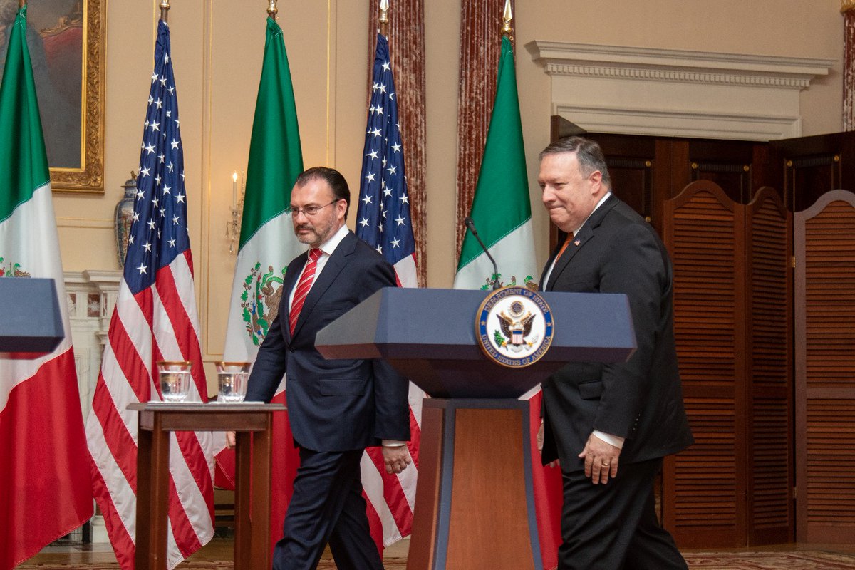 Cancilleres de EEUU y Mexico firmaron acuerdo nuclear
