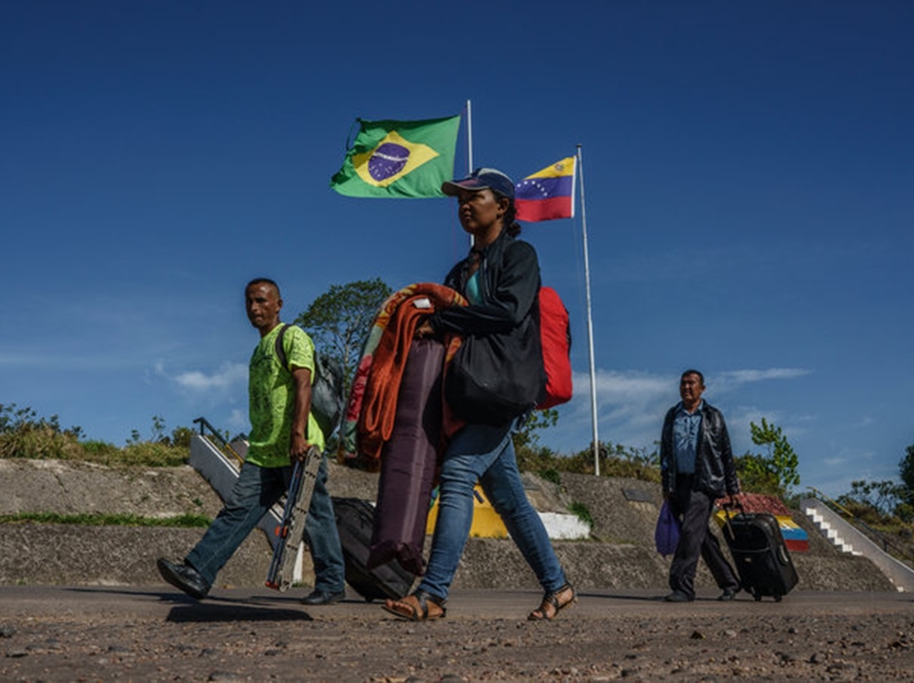 Venezolanos piden desde 2015 que se arregle la situación migratoria en Brasil - El Politico