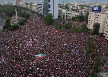 Cerca de un millón de personas participaron en masiva manifestación en Santiago de Chile