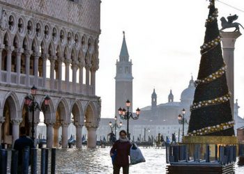 Fuertes lluvias azotan nuevamente a Venecia