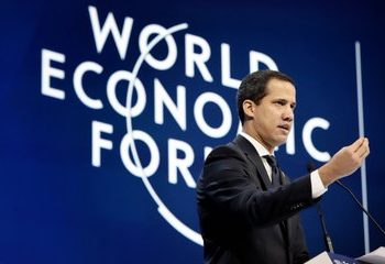 Guaidó en Davos «Estoy aquí para que sus países no dejen de pensar en Venezuela”