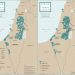 Este es el mapa que une los dos enclaves palestinos en la «Propuesta del Siglo