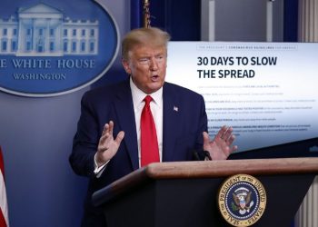 Votantes están insatisfechos con la forma en que Trump ha manejado el coronavirus