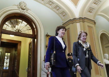 Las senadoras republicanas en apuros  por el bajón de Trump