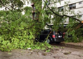 Tormenta dejó a casi 1 millón de clientes sin electricidad en Iowa e Illinois
