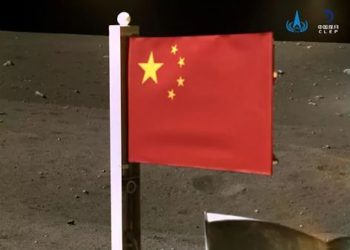 China es el segundo país que tiene su bandera en la Luna
