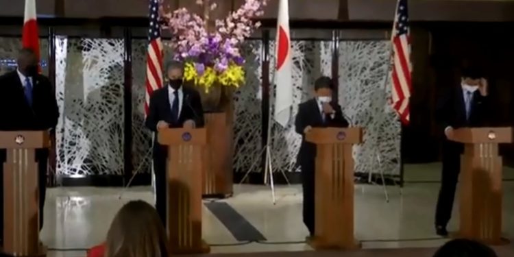 EEUU y Japón amenazan a China por sus actividades militares