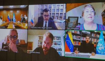 Videoconferencia entre Maduro y Bachelet generó ronchas en Venezuela