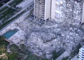 En China dan amplia cobertura a colapso del edificio en Miami