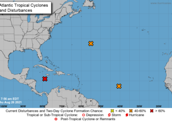 Se gestan tres posibles tormentas tropicales en el Caribe