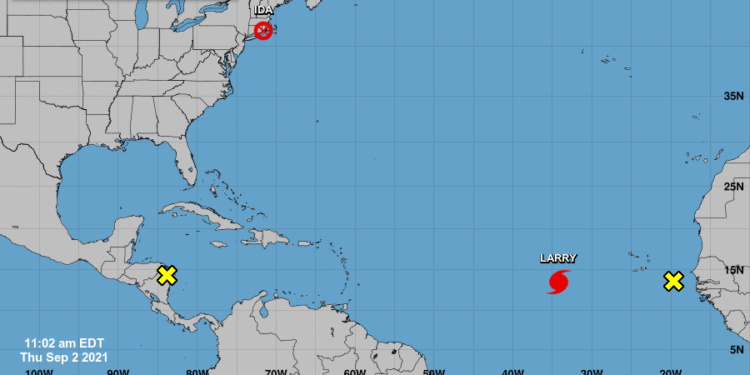 Larry podría escalar a grado 4 y es posible que no impacte a Florida