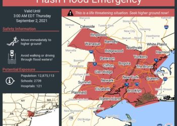 Nueva York en estado de emergencia por lluvias de Ida