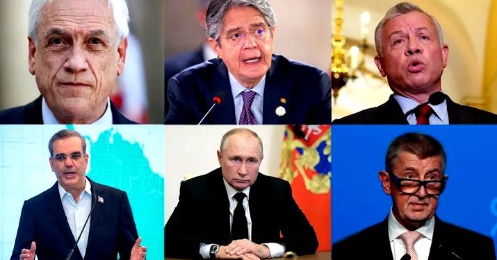35 líderes mundiales mencionados en los Pandora Papers