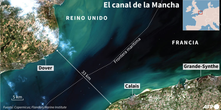 Canal de la Mancha enfrenta a Francia y Gran Bretaña