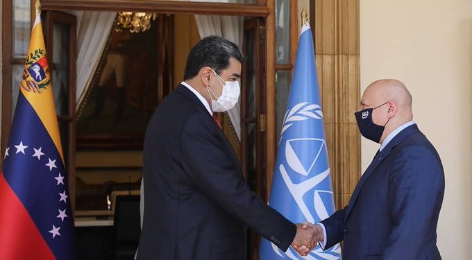 Maduro se reunió con el Fiscal de la Corte Penal Internacional