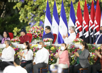 Sólo Maduro y Díaz Canel acompañaron a Ortega