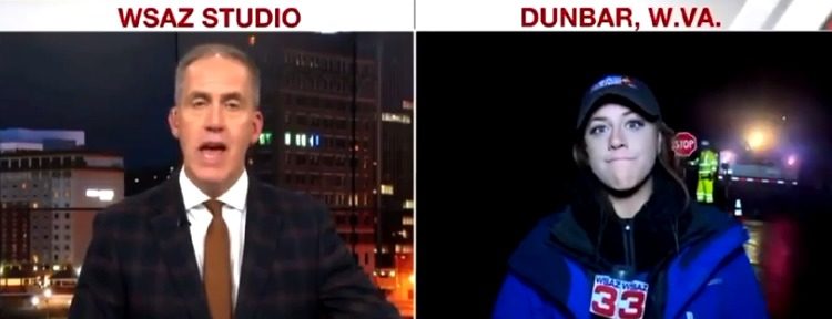 ¡Increíble! Reportera fue atropellada mientras hacía pase en vivo