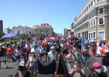 En el norte de Chile las protestas se incrementan, con el aumento de los inmigrantes que llegan día a día.
