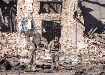 La ciudad de Chernihiv, al norte, también fue blanco de intensos bombardeos.