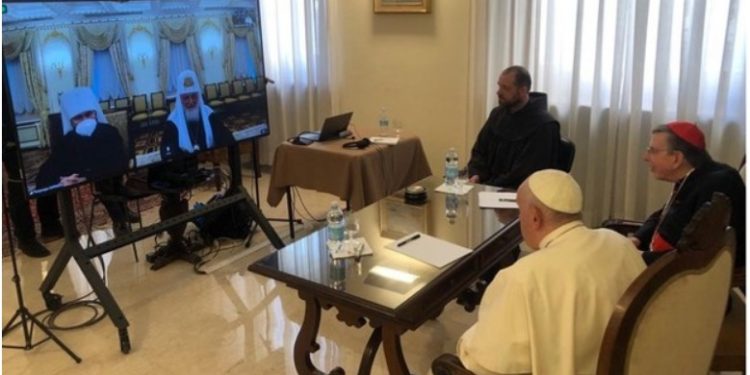 Papa Francisco al Patriarca Kirill:  No hay guerras santas, ni guerra justas