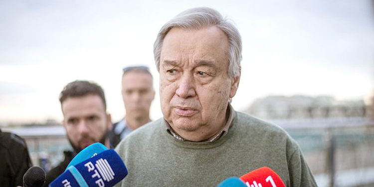 Antonio Guterres ha expresado que se debe evacuar a los civiles refugiados, en la asediada acería ucraniana de Azovstal, en el puerto de Mariúpol.