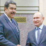 Nicolás Maduro y Vladimir Putin enfocan sus miradas hacia el espacio exterior, mientras Ucrania sigue siendo bombardeada.