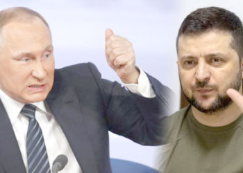 Putin y Zelenski mantienen una pugna verbal, con el nazismo como telón de fondo.
