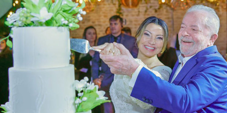 Lula da Silva celebró su boda, por todo lo alto, sin escatimar en gastos.