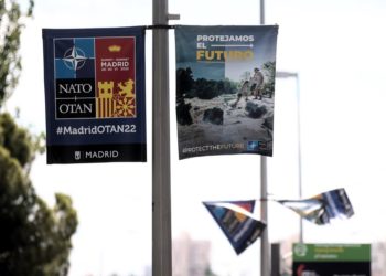 Acorazada Madrid  por Cumbre de la OTAN