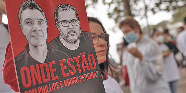 Se presume que los cuerpos encontrados sean del periodista Dom Phillips y el guía Bruno Araújo Pereira.