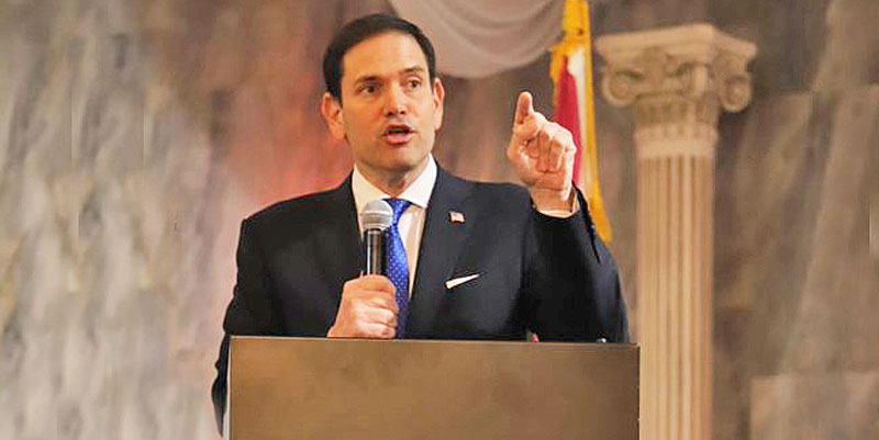 El senador Marco Rubio aplaude la ausencia de AMLO en la Cumbre de Las Américas.