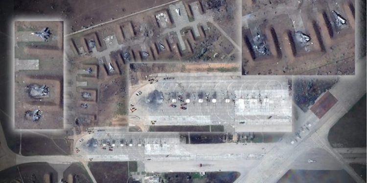 Ucrania propina un ataque letal a Rusia en base aérea de Crimea