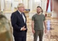 Boris Johnson se reunió con Zelenski en el Día de la Independencia de Ucrania