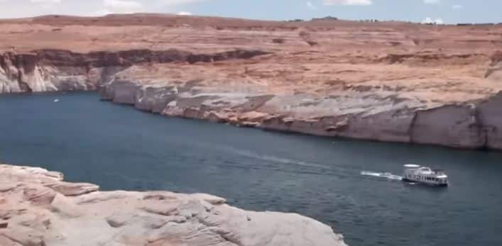 Alarmante baja del nivel del río Colorado, que alimenta a 7 estados