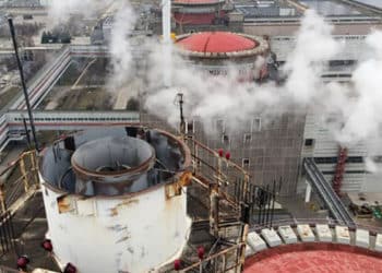 La planta atómica de energía de Zaporiyia necesita la electricidad para enfriar el combustible radioactivo.
