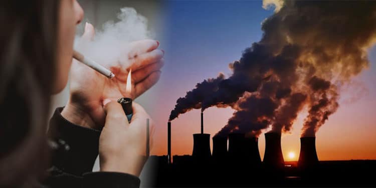 En Reino Unido uno de cada 10 casos de cáncer de pulmón es provocado por la contaminación del aire.