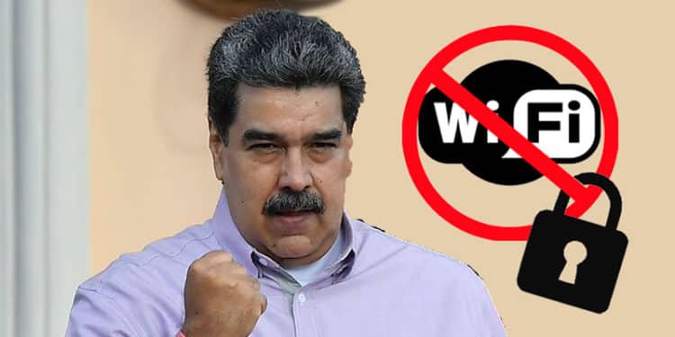 Maduro miente sobre el libre acceso a la prensa por Internet, en Venezuela.