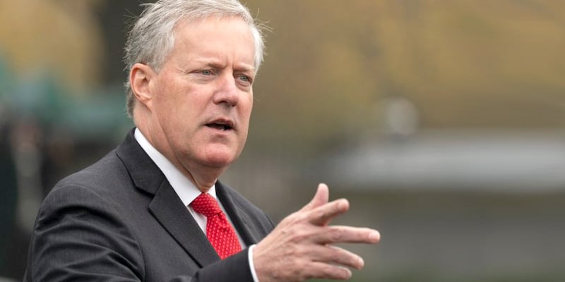 Mark Meadows es un testigo clave, en la investigación del boicot a las elecciones de 2020.