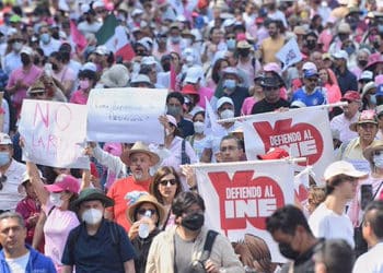 El rechazo a las reformas electorales propuestas por AMLO fue multitudinario.
