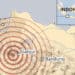 Ubicación geográfica del movimiento telúrico. Imagen cortesía BBC.