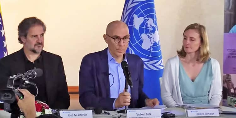 Volker Türk también se reunió con representantes de la Iglesia Católica, de quienes obtuvo información valiosa sobre la situación de Venezuela.