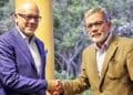 Jorge Rodríguez vocero del régimen y Gerardo Blyde, representante de la Alianza Opositora venezolana.