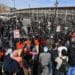 En Ciudad Juárez se dio un episodio de intento masivo de entrada de migrantes a EEUU