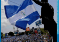 Nicaragüenses protestaron contra el régimen de Ortega donde se puede: en Miami