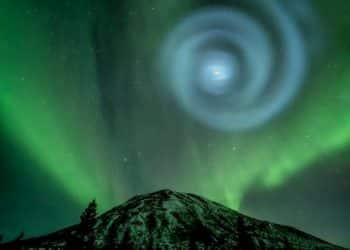 ¿Una espiral en el cielo? ¿Qué fue lo que se vio en Alaska?