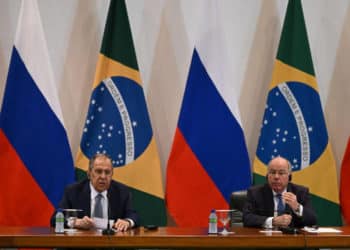 Lavrov continuó en Brasil cerco ruso a Lula da Silva