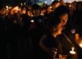 Vigilia por las víctimas de la violencia armada, el 15 de febrero de 2018, en Parkland, Florida. Imagen cortesía Amnistía Internacional.