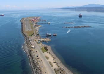 En la costa norte de la península olímpica de Washington, está el istmo Ediz Hook, zona que podría ser arrasada en cualquier momento.